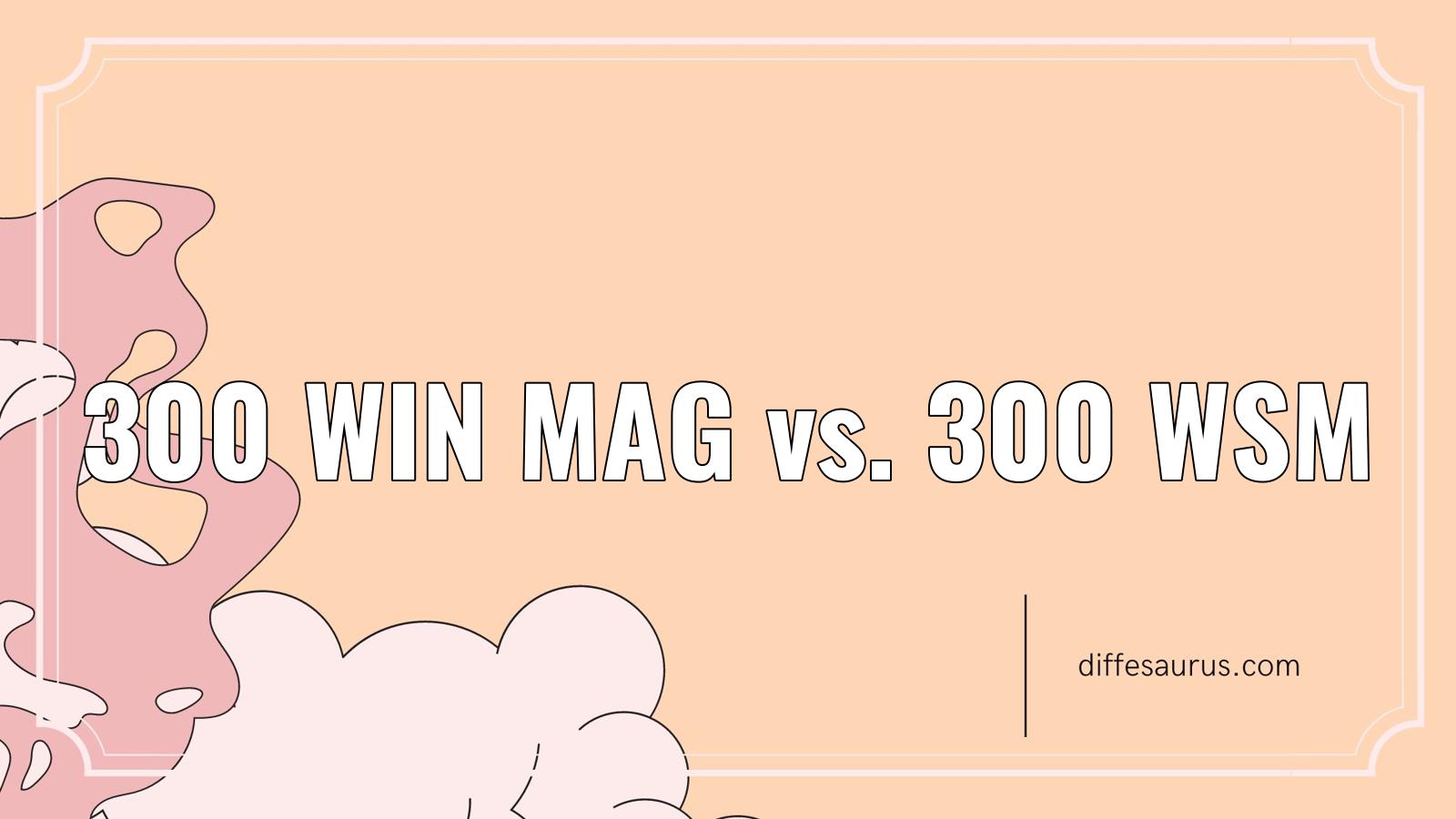 You are currently viewing The Difference Between 300 Win Mag and 300 Wsm