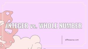 Read more about the article The Difference Between Integer and Whole Number